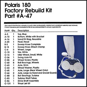 POLARIS A-47 180 FACTORY REBUILD KIT